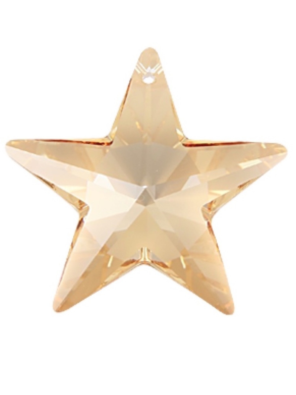 As Low As $2 Crystal Golden Shadow Swarovski Star 6714 20mm 1pc
